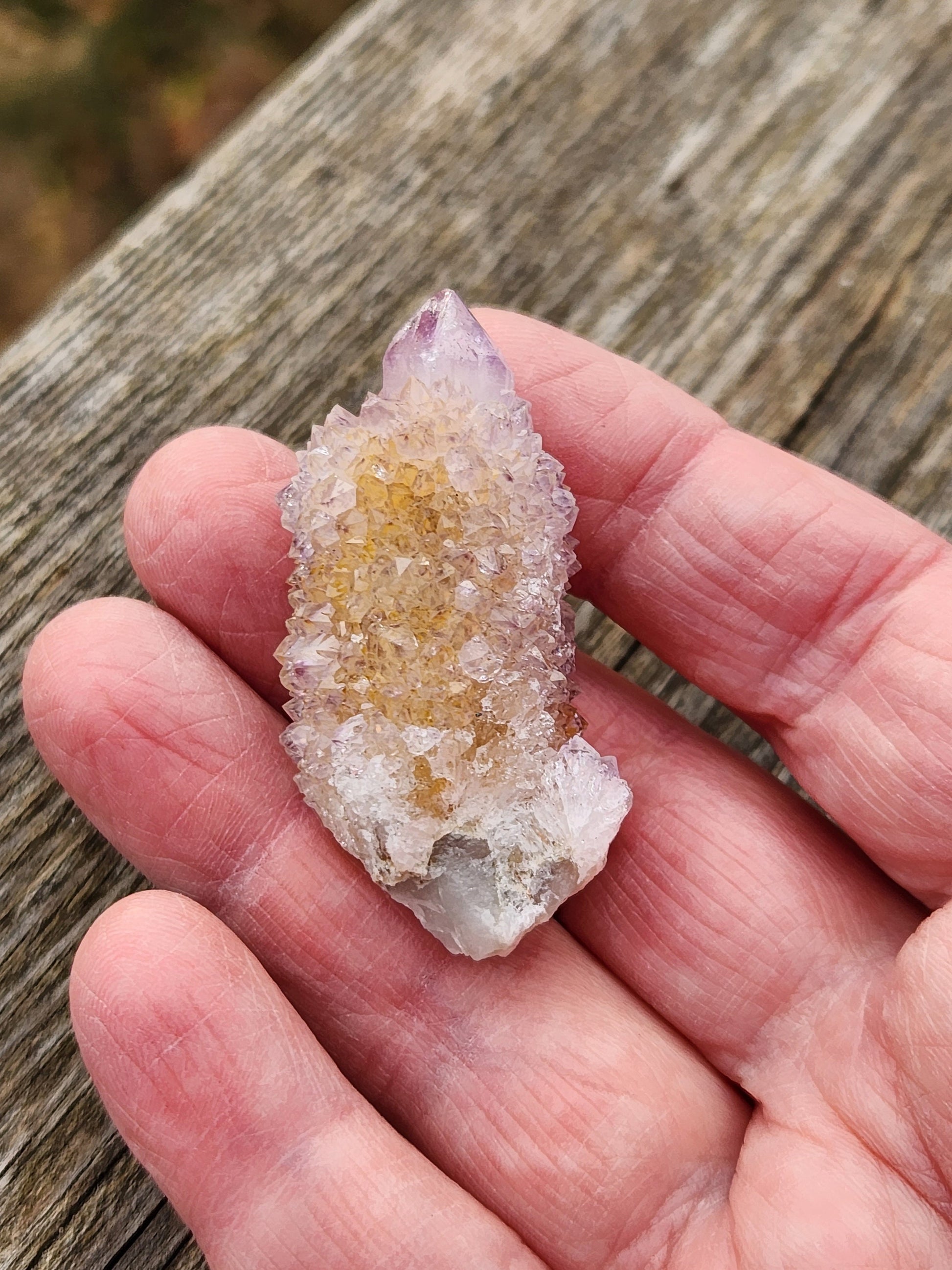 Beautiful AAA Spirit Quartz Raw Crystal Point Ametrine