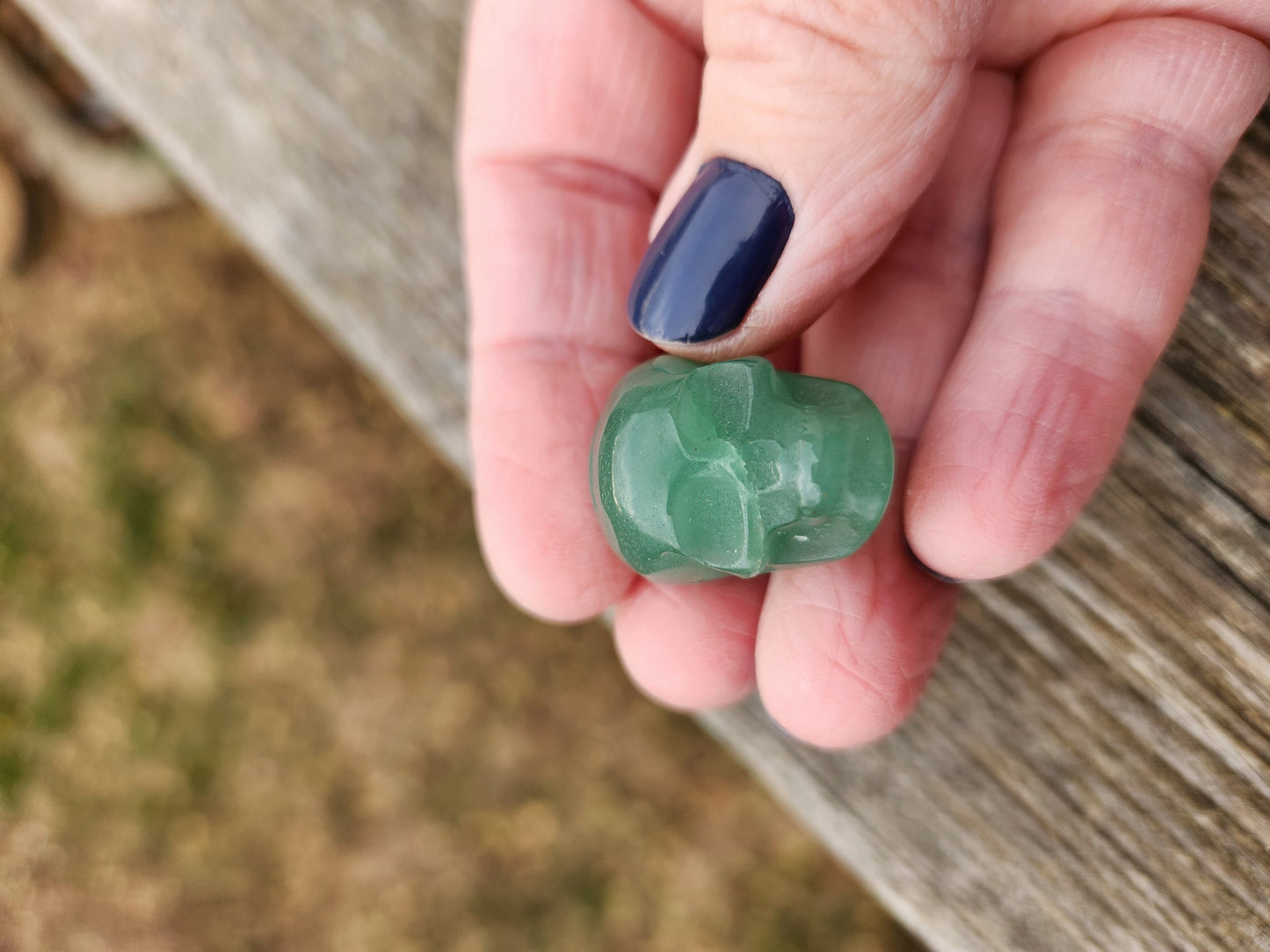 Beautiful AAA High Quality Green Aventurine Crystal Mini Skull