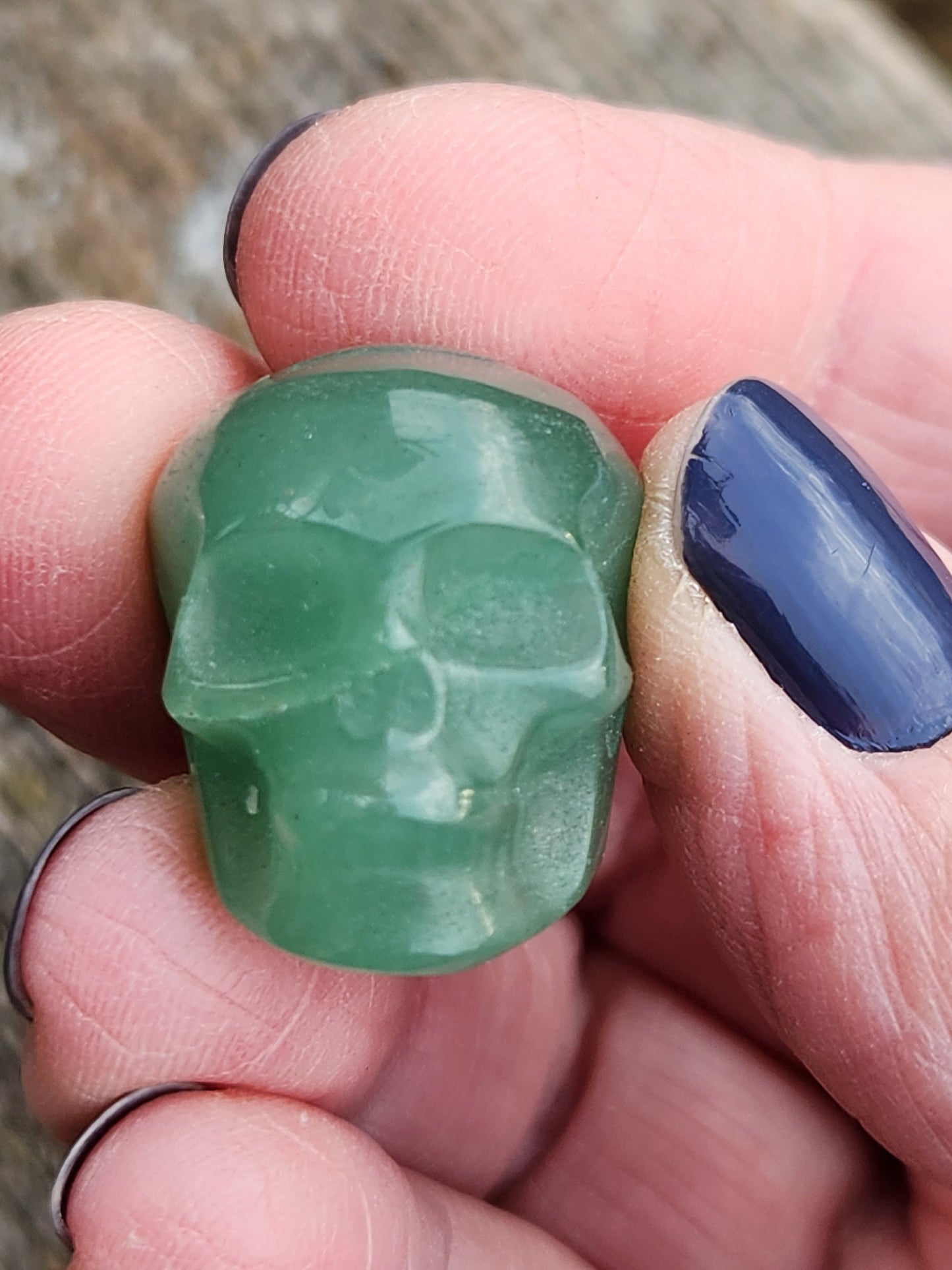 Beautiful AAA High Quality Green Aventurine Crystal Mini Skull