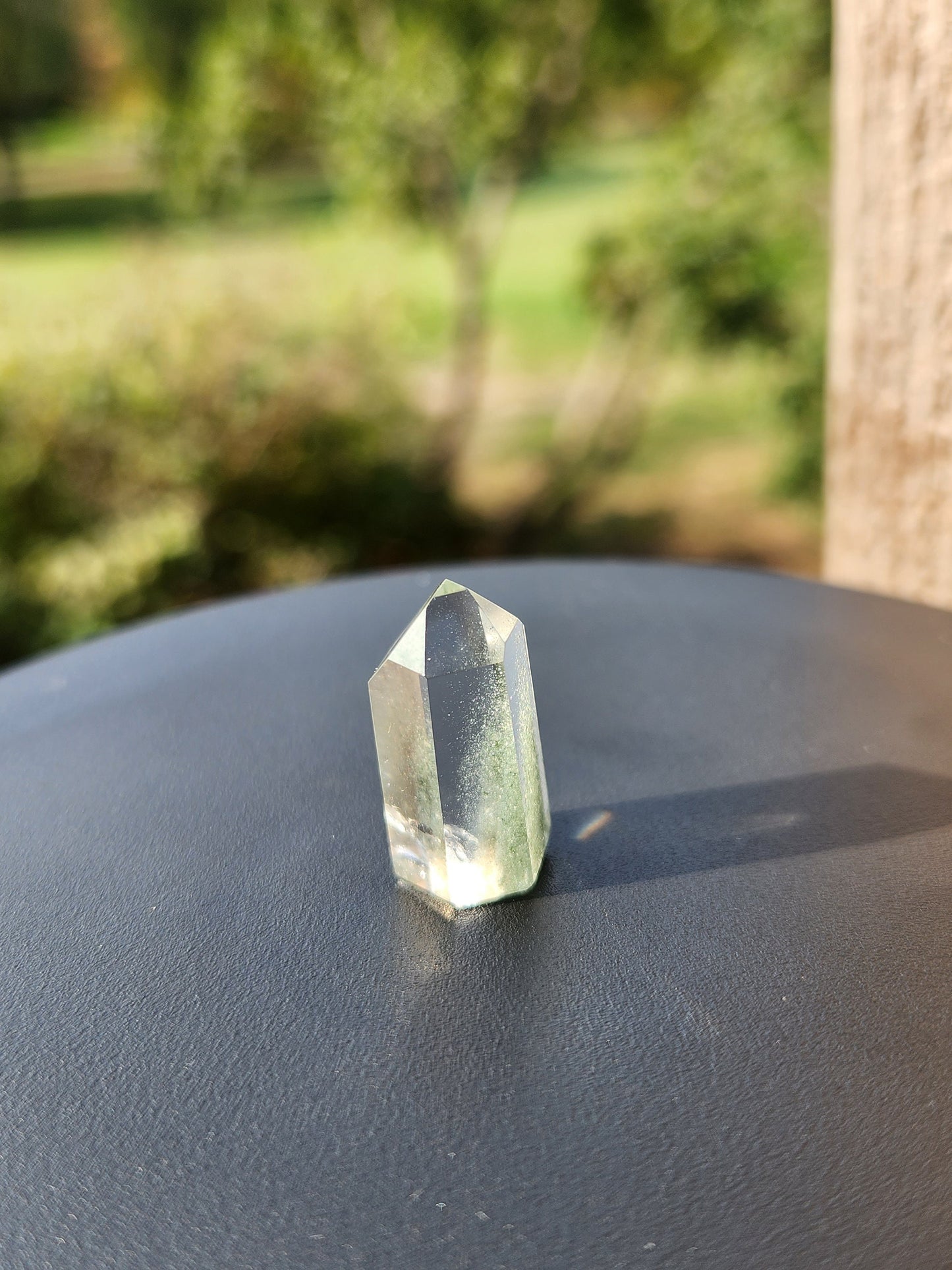 Gorgeous AAA Garden Quartz Crystal Tiny Mini Tower with Chlorite Inclusions