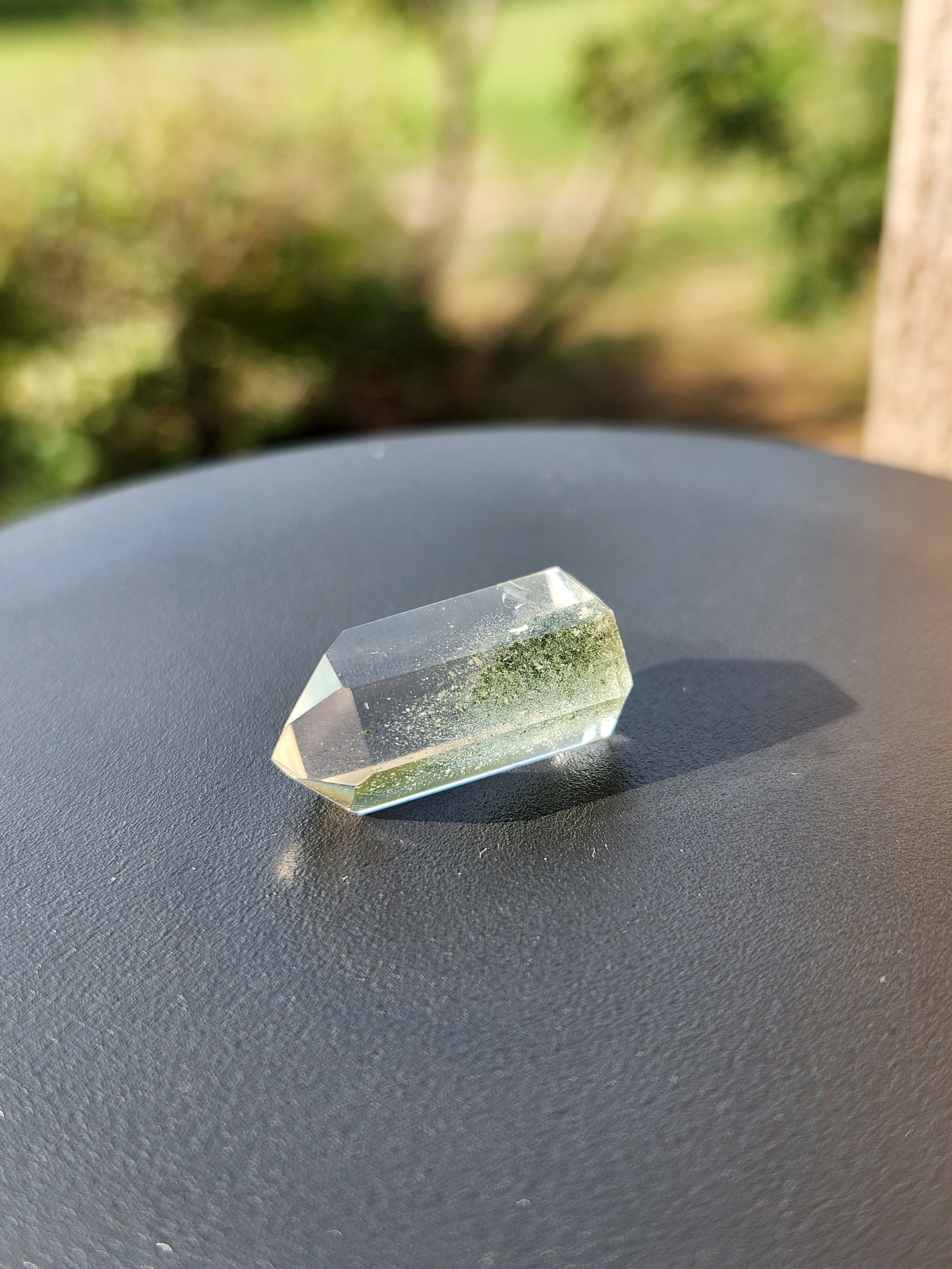 Gorgeous AAA Garden Quartz Crystal Tiny Mini Tower with Chlorite Inclusions