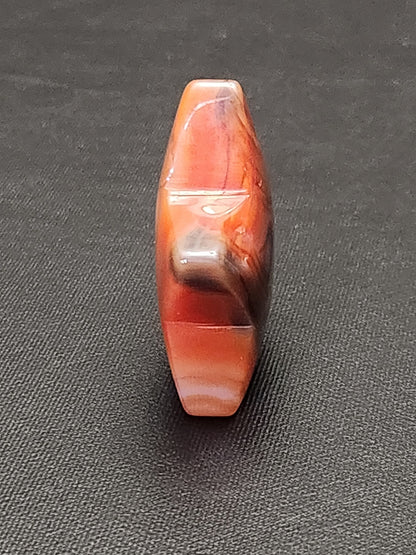 Carnelian Crystal Star: Polished Pocket Stone, 1.71"