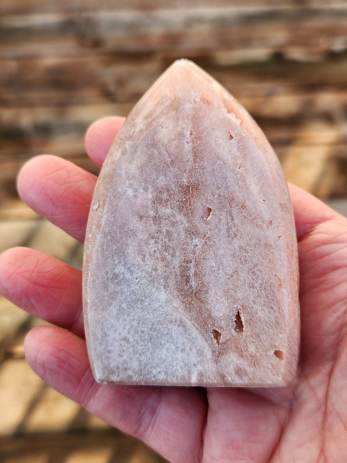 AAA Druzy Pink Amethyst Flame - Brazilian Crystal with Druzy Pockets