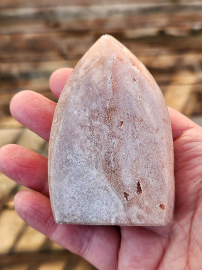 AAA Druzy Pink Amethyst Flame - Brazilian Crystal with Druzy Pockets