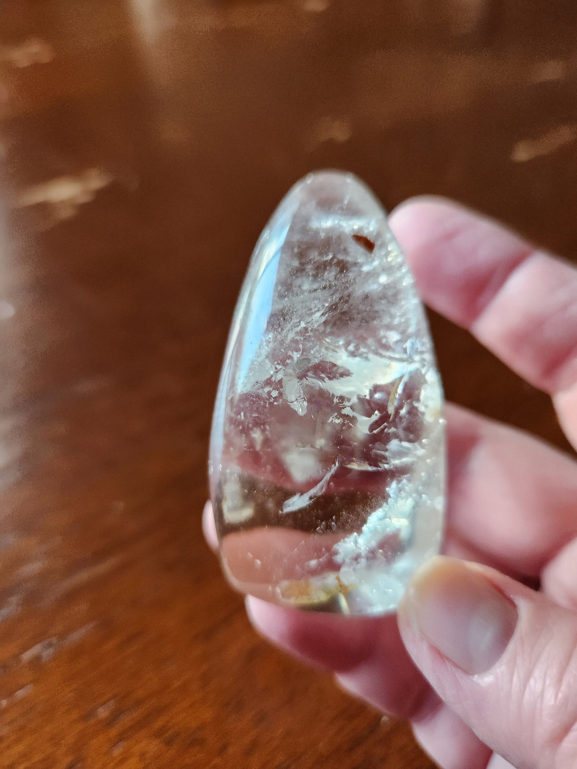 Beautiful AAA Clear Quartz Crystal Freeform with inclusions