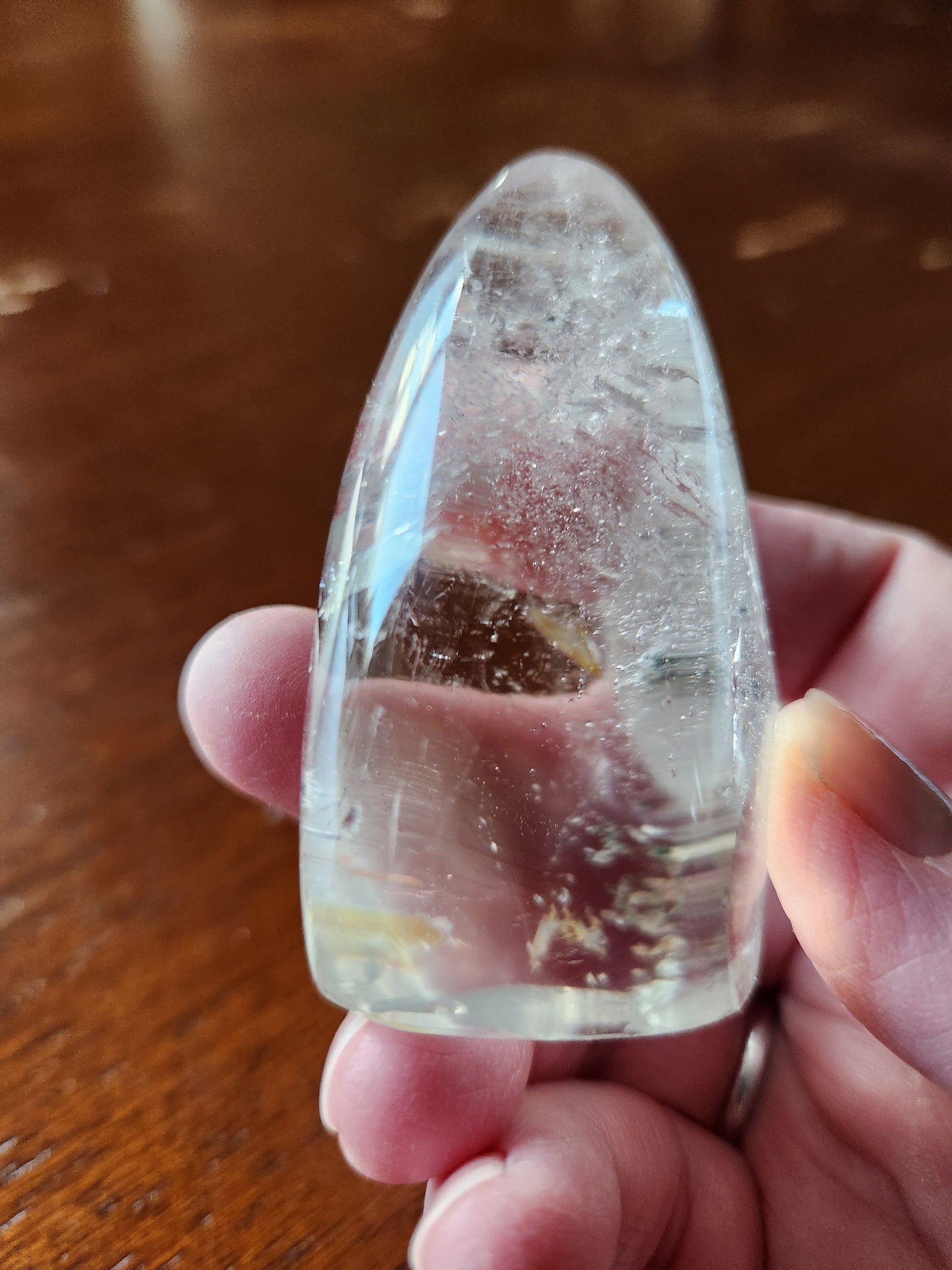 Beautiful AAA Clear Quartz Crystal Freeform with inclusions