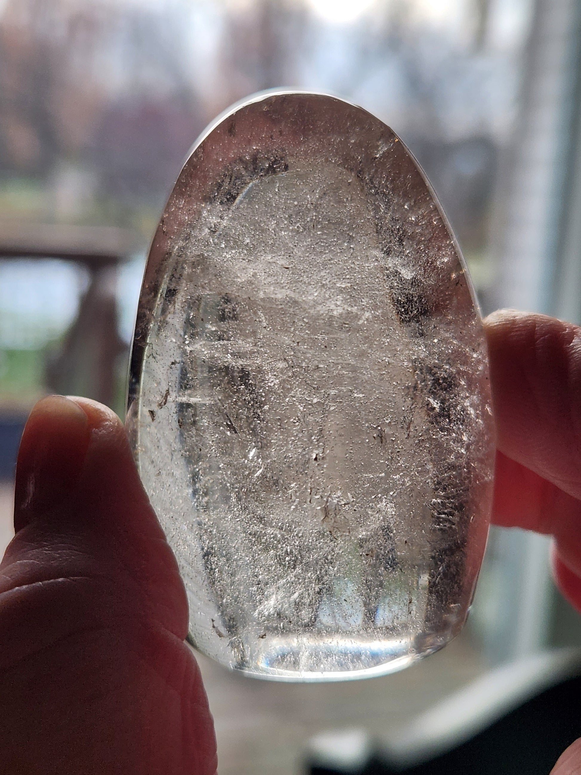 AAA Clear Quartz Crystal Freeform with Inclusions - Brazil