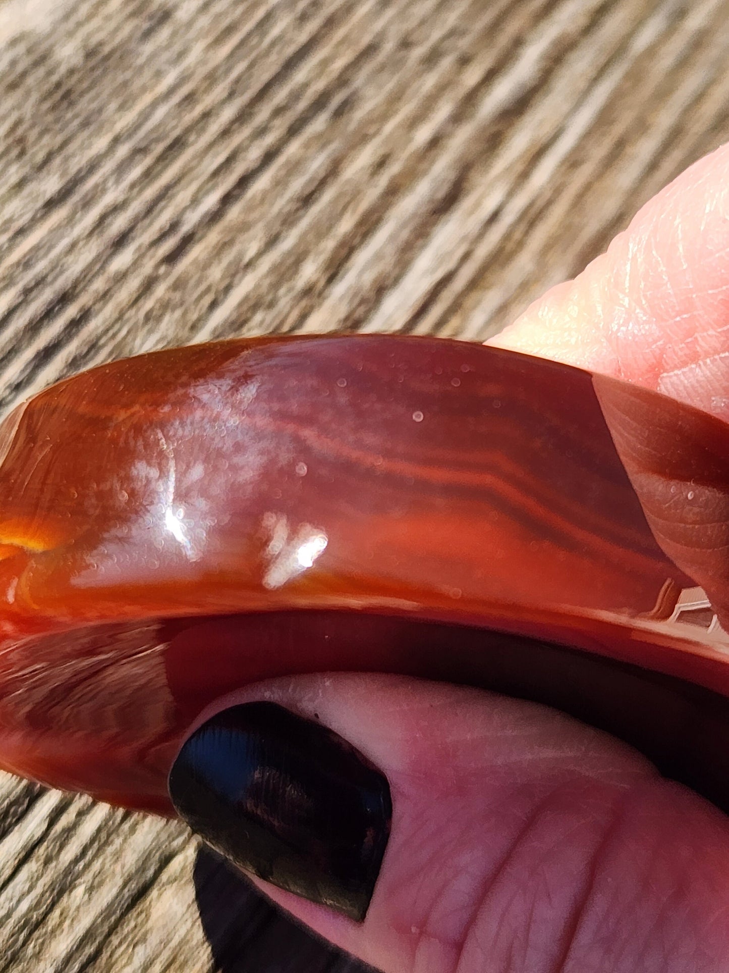 Beautiful Carnelian Crystal Chunky Small Bowl Dish Sphere Holder