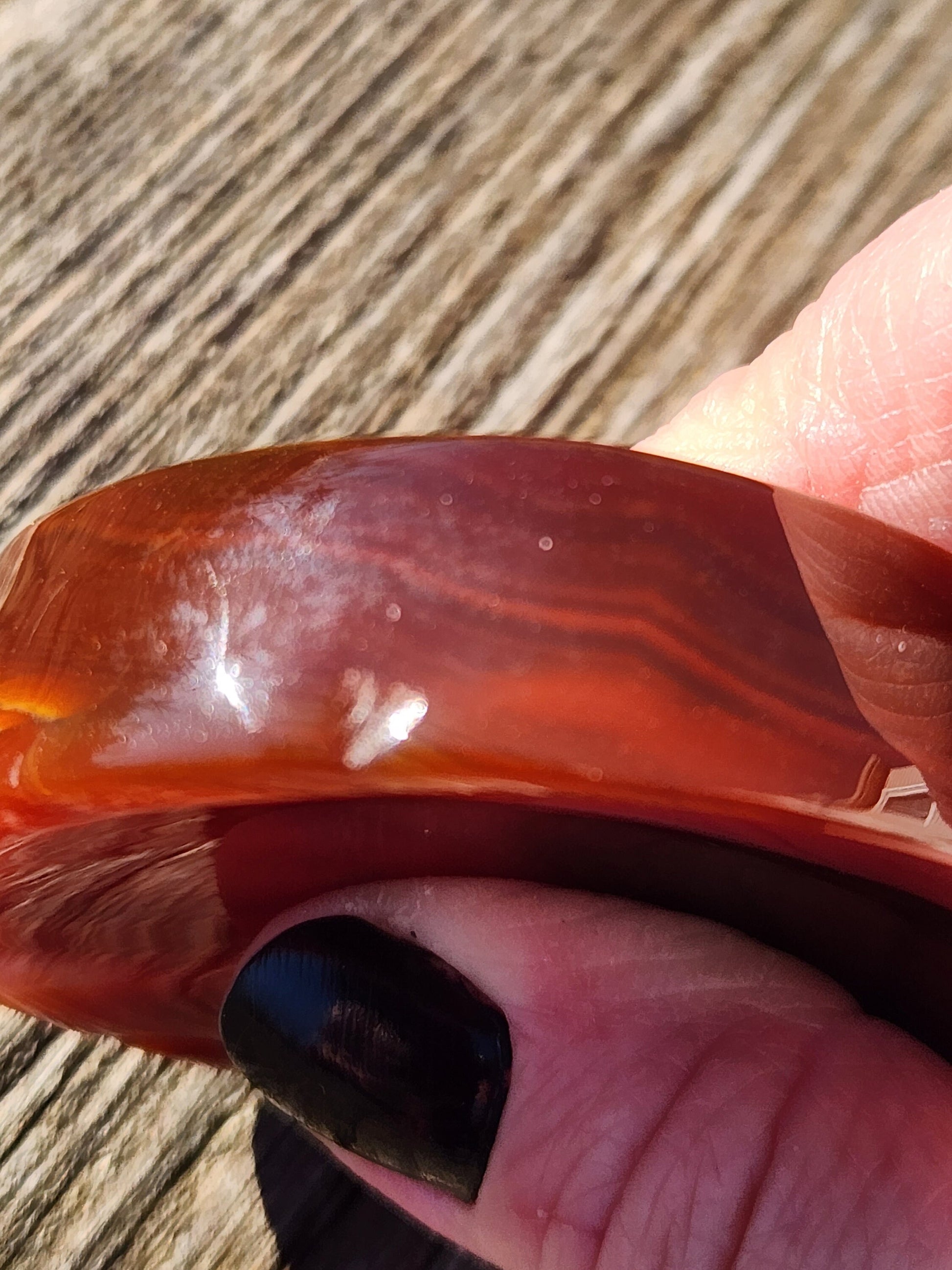 Beautiful Carnelian Crystal Chunky Small Bowl Dish Sphere Holder