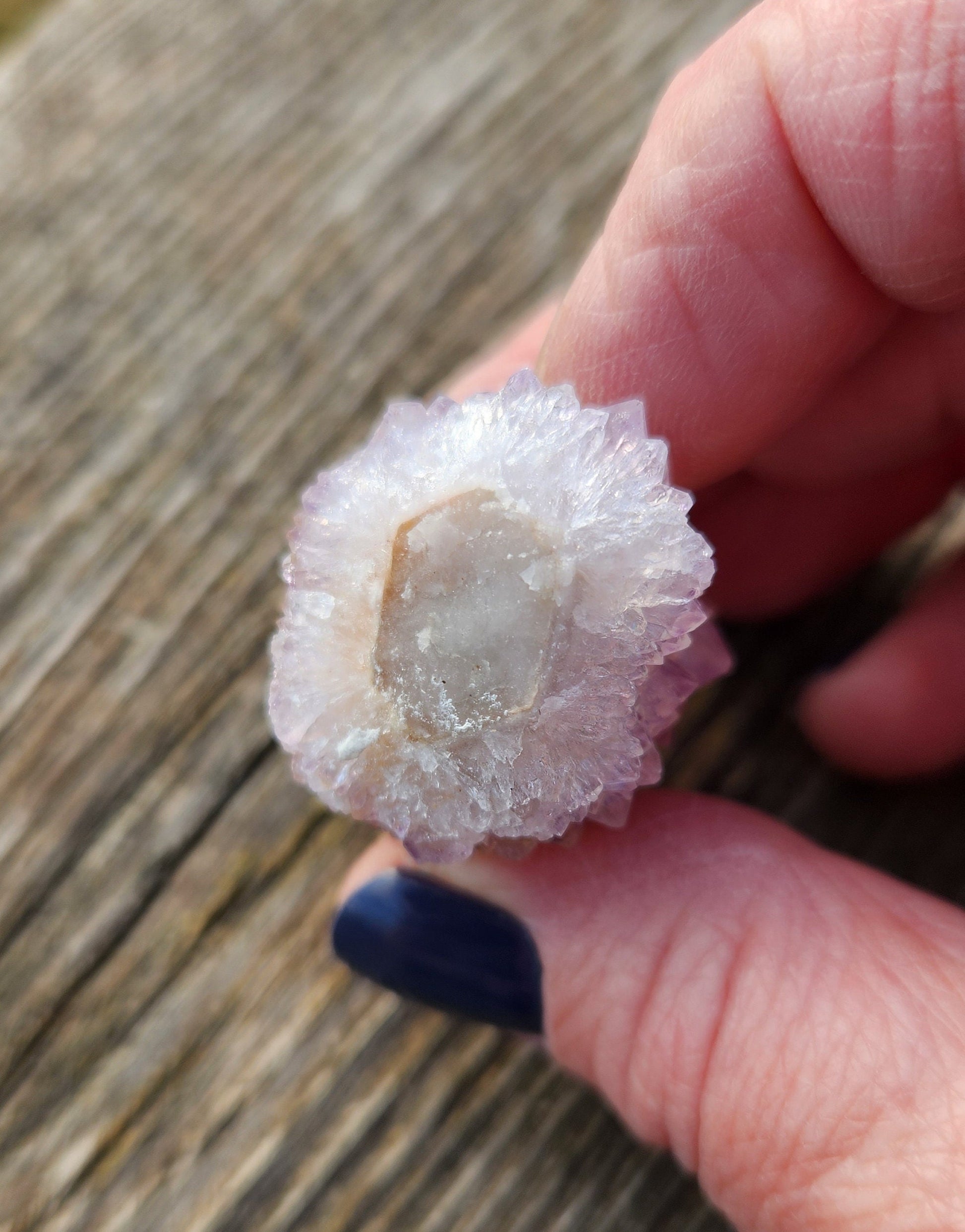 Beautiful AAA Large Lavender Spirit Quartz Raw Crystal Point, Ametrine, South African Cactus Quartz