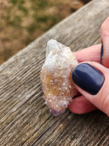 Beautiful AAA Spirit Quartz Raw Crystal Point Ametrine