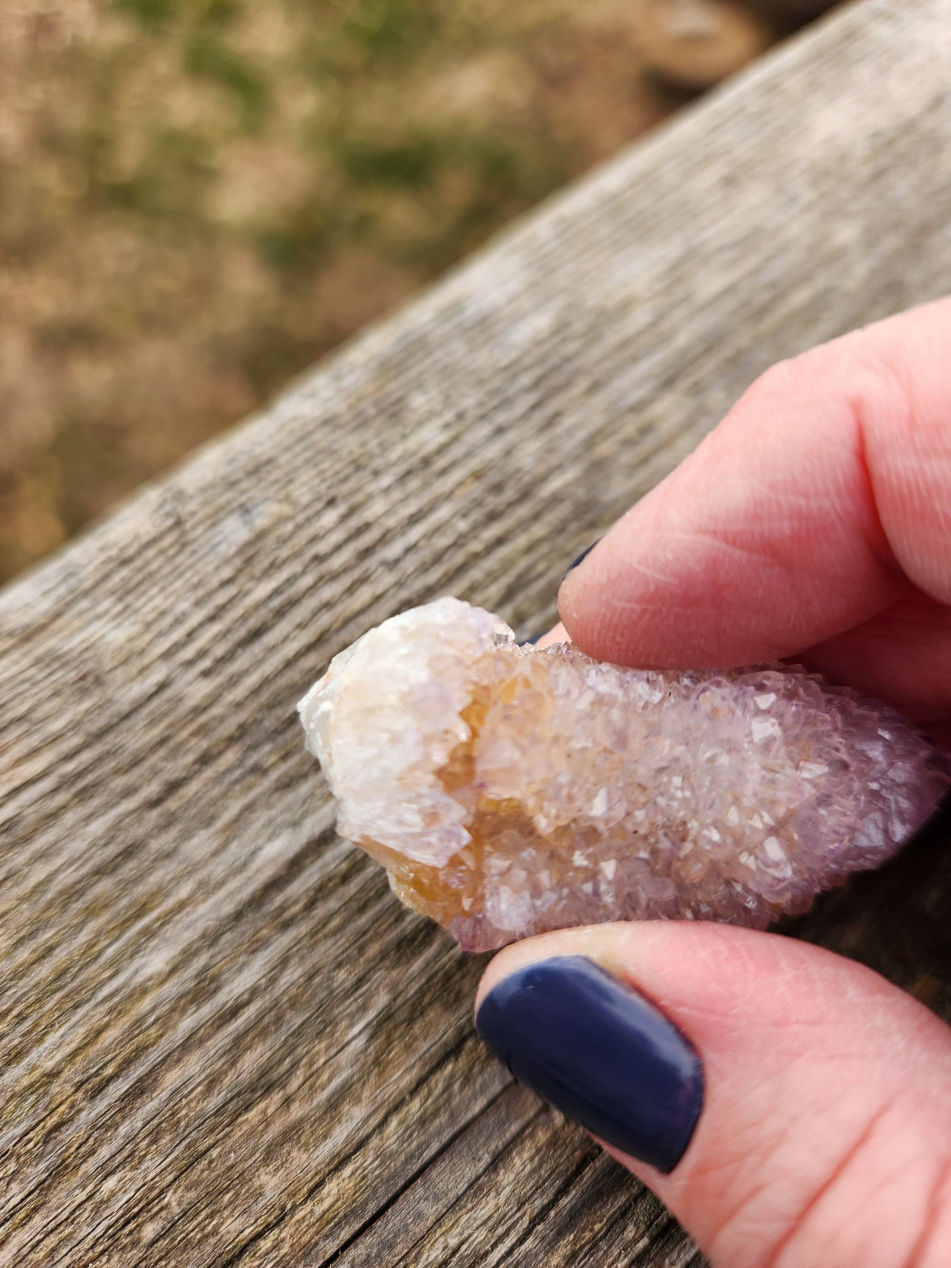 Beautiful AAA Spirit Quartz Raw Crystal Point Ametrine