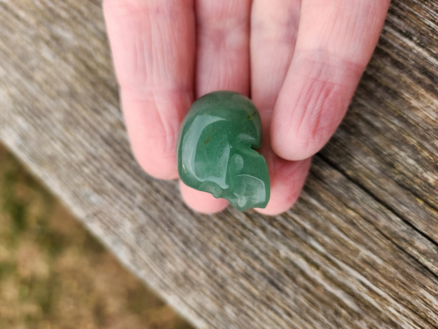 Beautiful AAA High Quality Green Aventurine Crystal Mini Skull