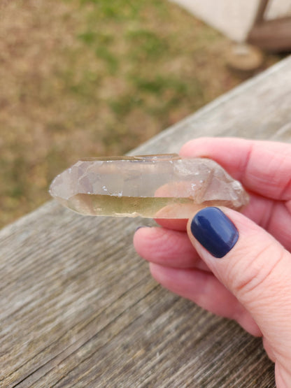 Raw Congo Citrine Crystal Point: Natural DT