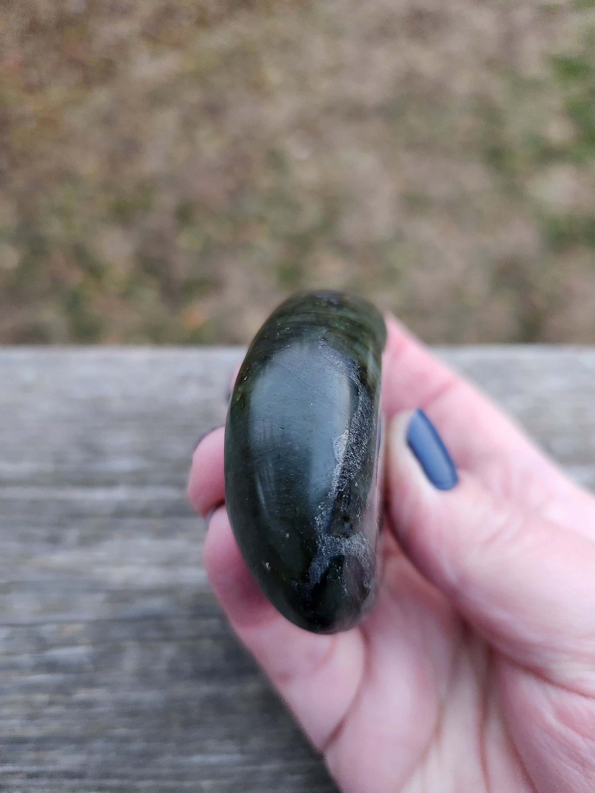 Unique High Polished AAA Labradorite Crystal Large Palm Stone with flash
