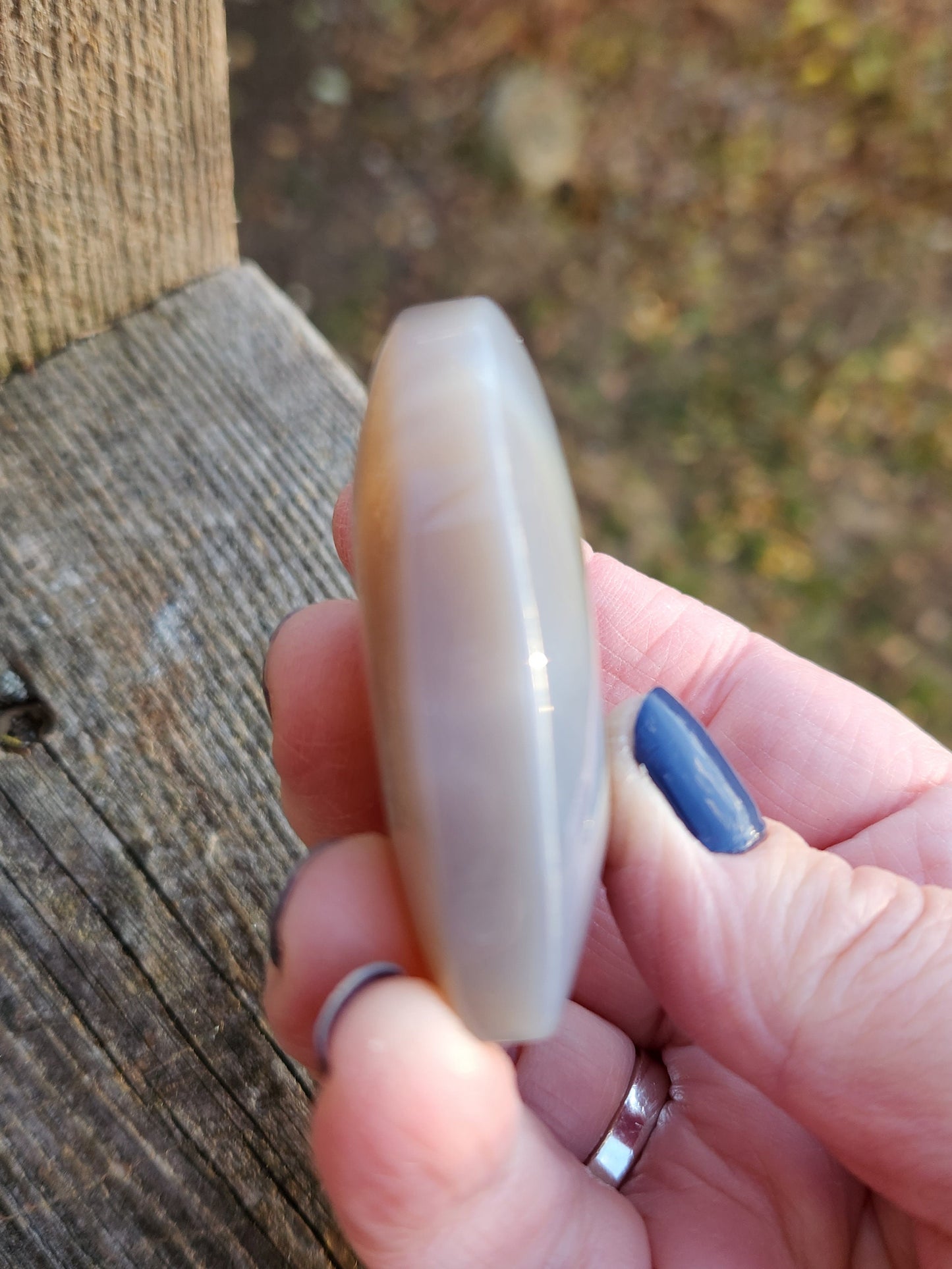 Beautiful Druzy Agate Crystal Rock Heart with banding