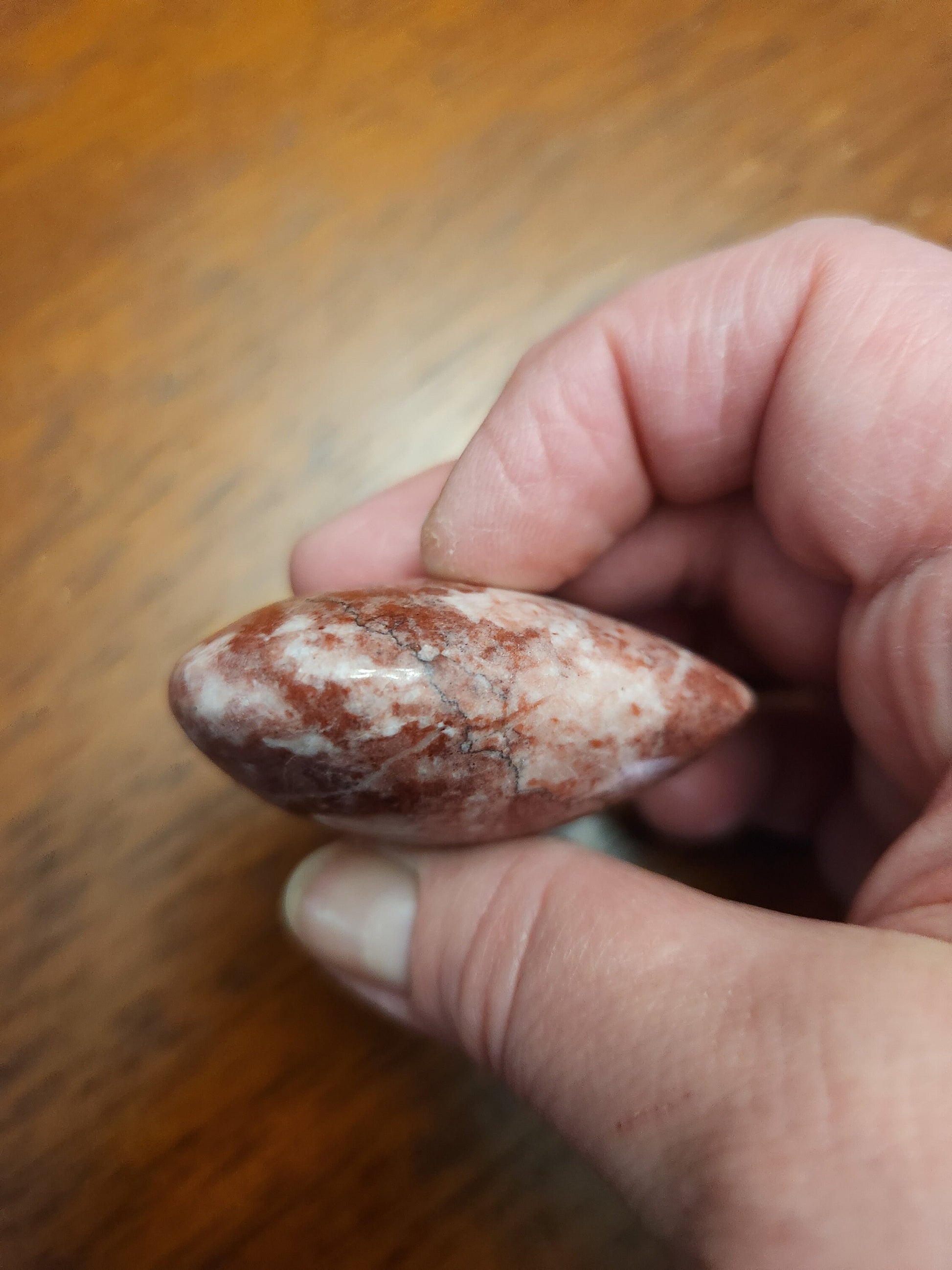 Gorgeous AAA Buttery High Polished Strawberry Onyx Crystal Heart