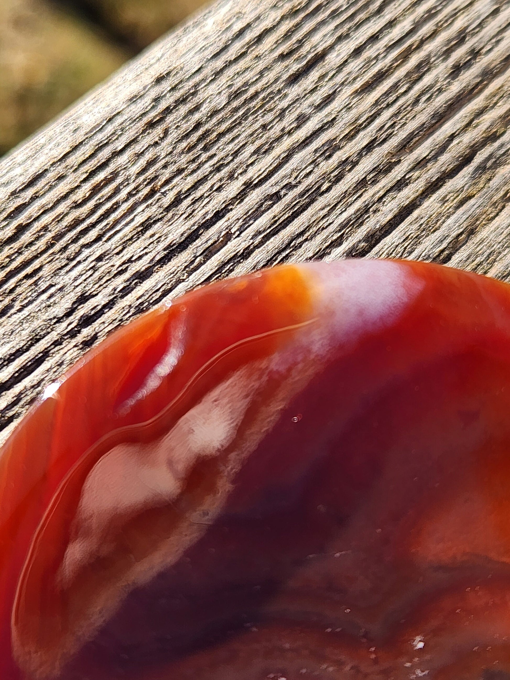 Beautiful Carnelian Crystal Chunky Small Bowl Dish Sphere Holder