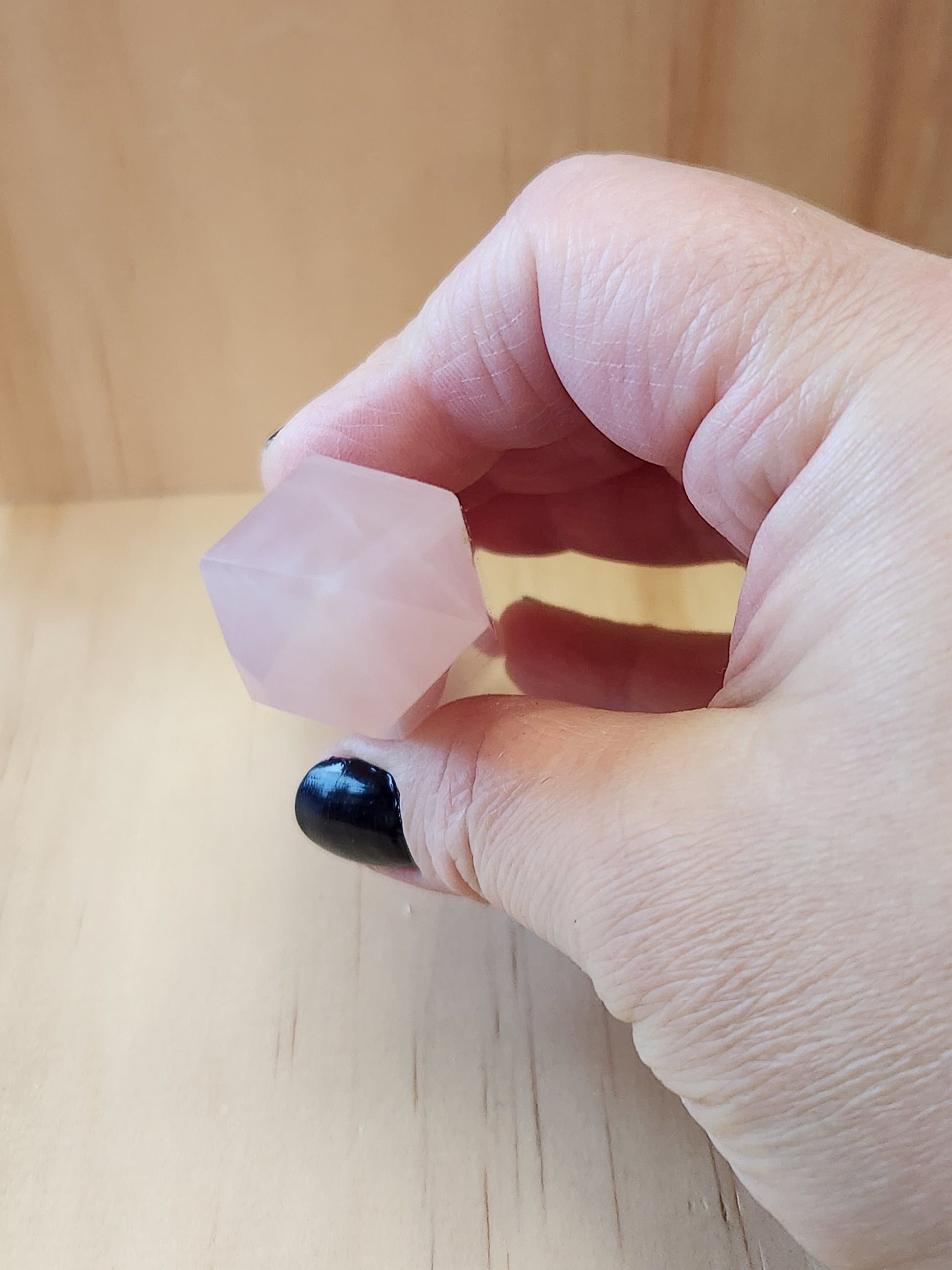 AAA Pink Rose Quartz Crystal Tower Generator