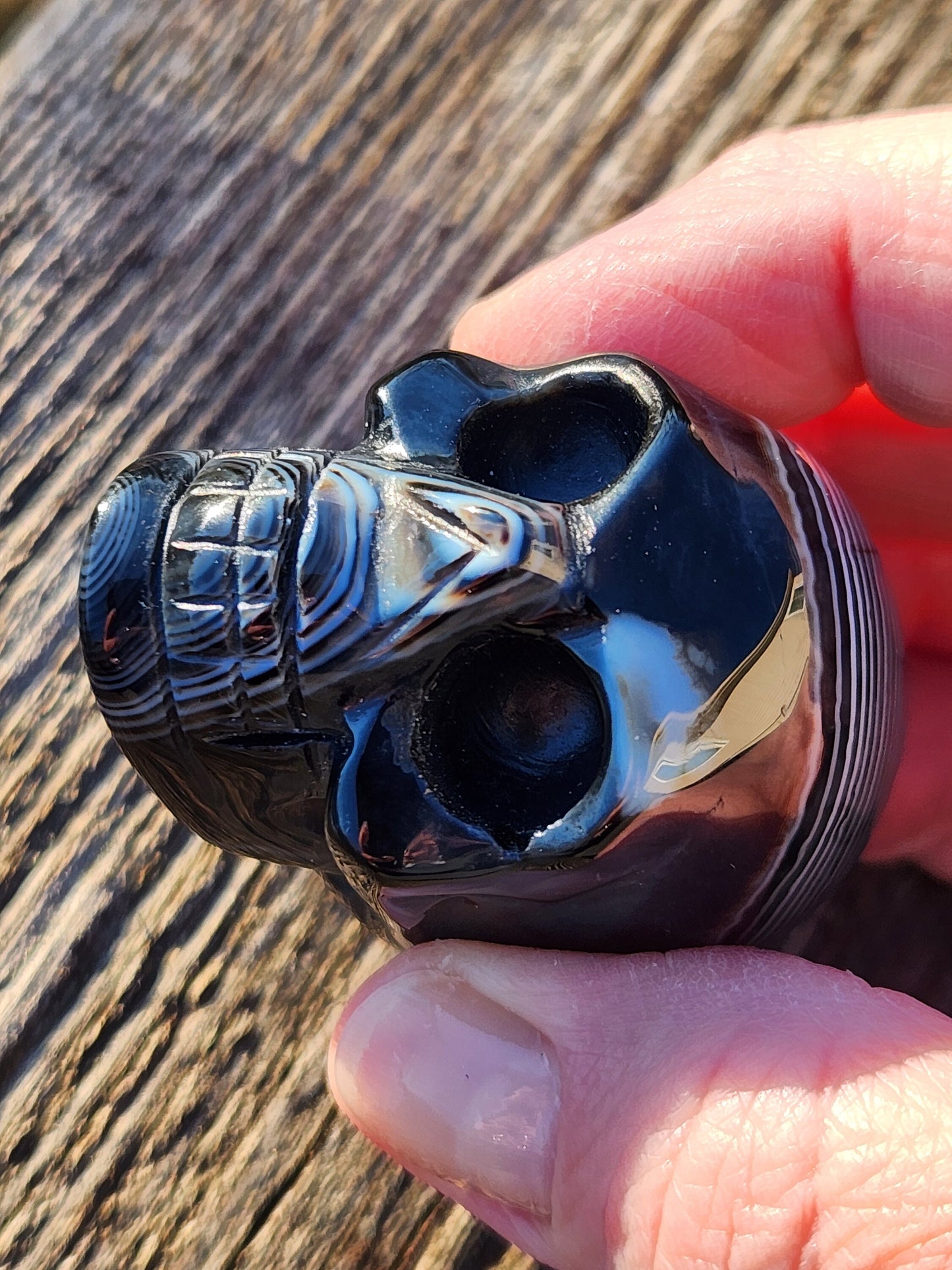 Beautiful AAA High Quality Black Onyx Unique Skull