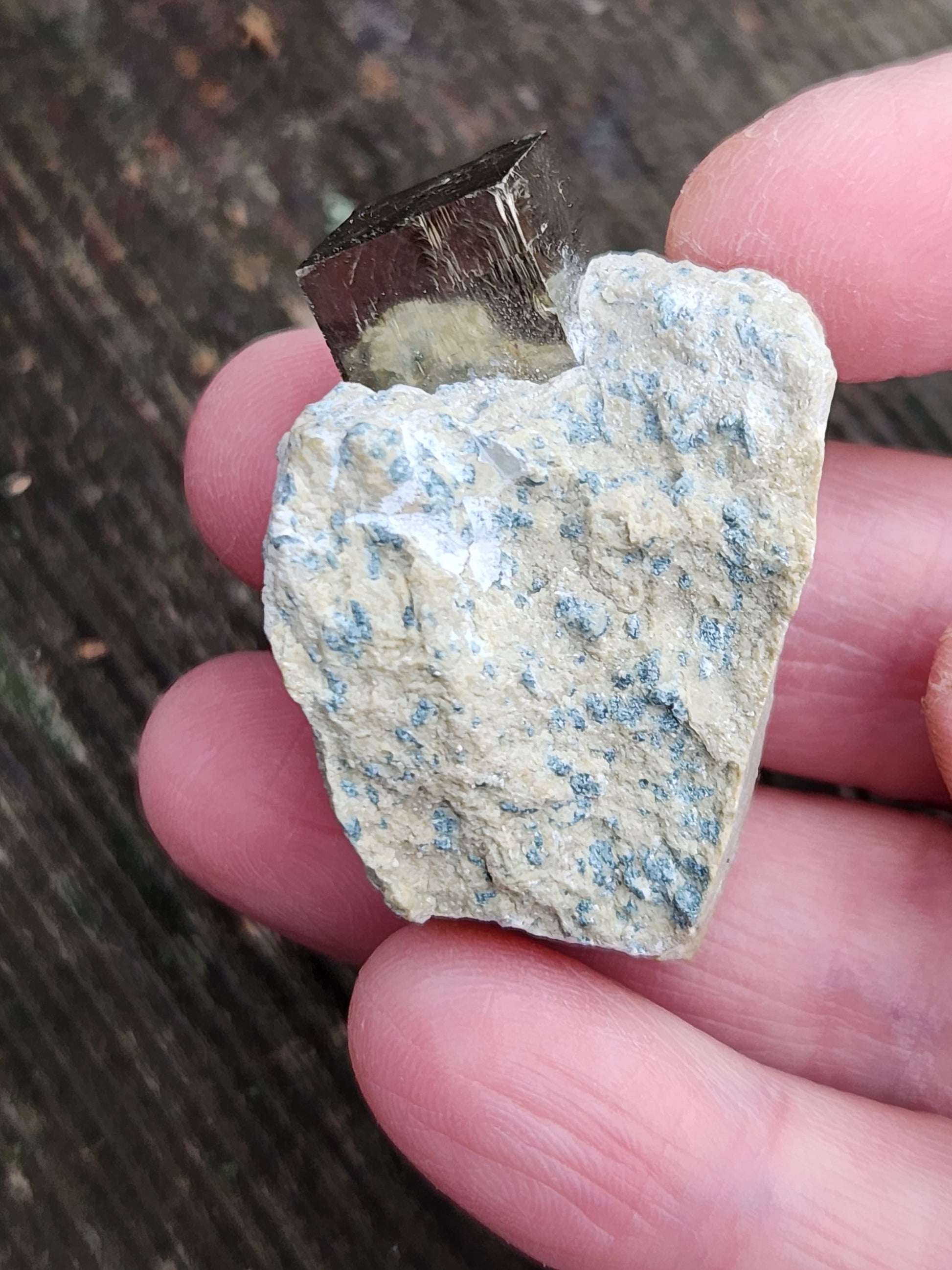 Beautiful Pyrite Cube Specimen in Matrix Self-Standing