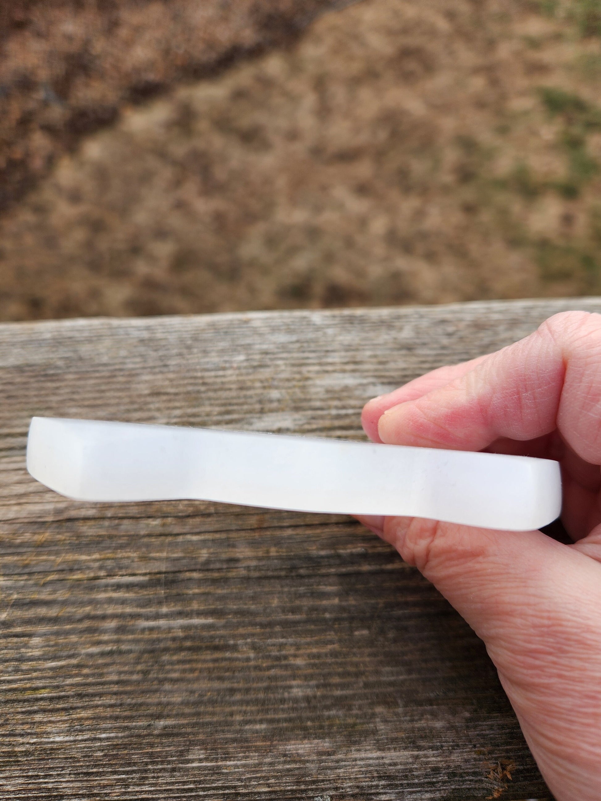 Beautiful Selenite Crystal Cat Shallow Bowl Tray Charging