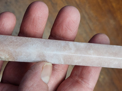 Pink Amethyst Crystal Wand Set of 2: AAA Grade, 6-Point Generators, Energy work