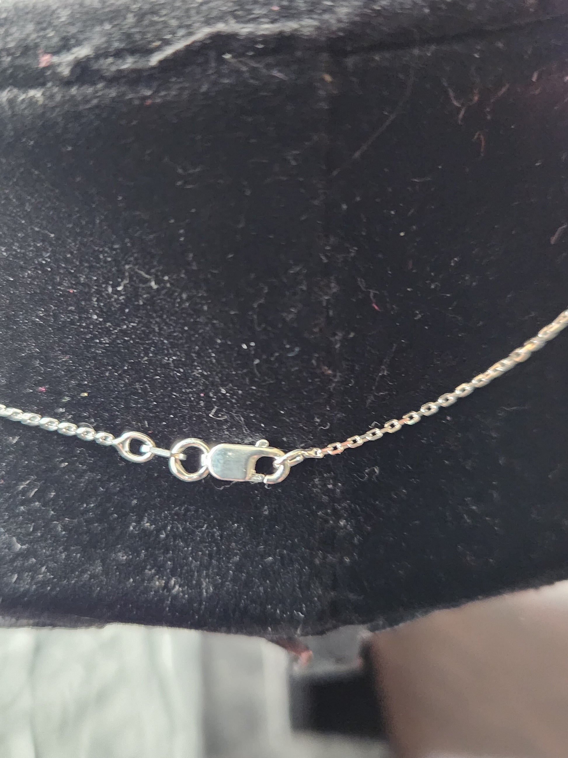 Gorgeous Sterling Silver Herkimer Loose Diamonds inside Pendent with Black Onyx End Necklace