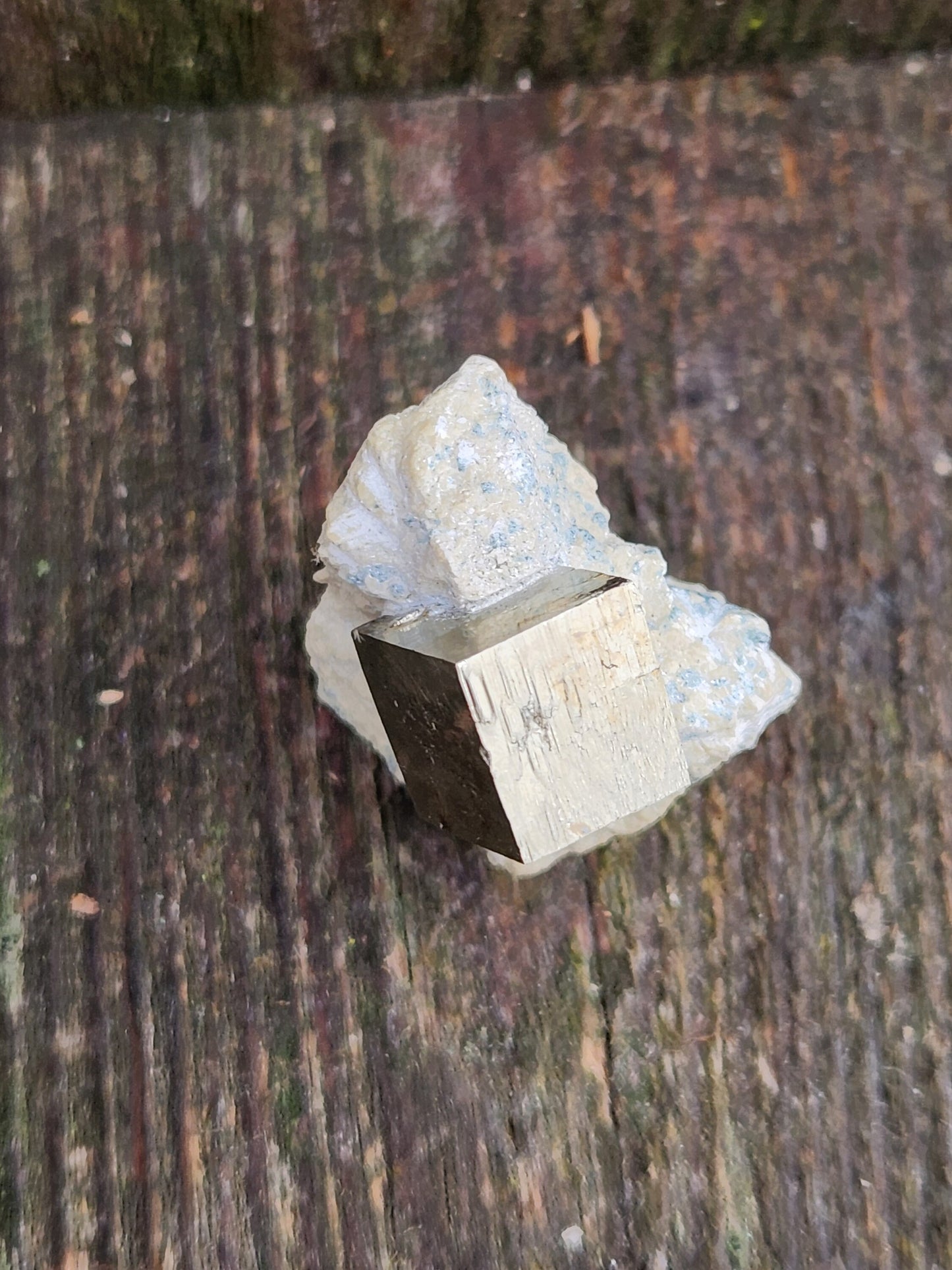 Beautiful Pyrite Cube Specimen in Matrix Self-Standing