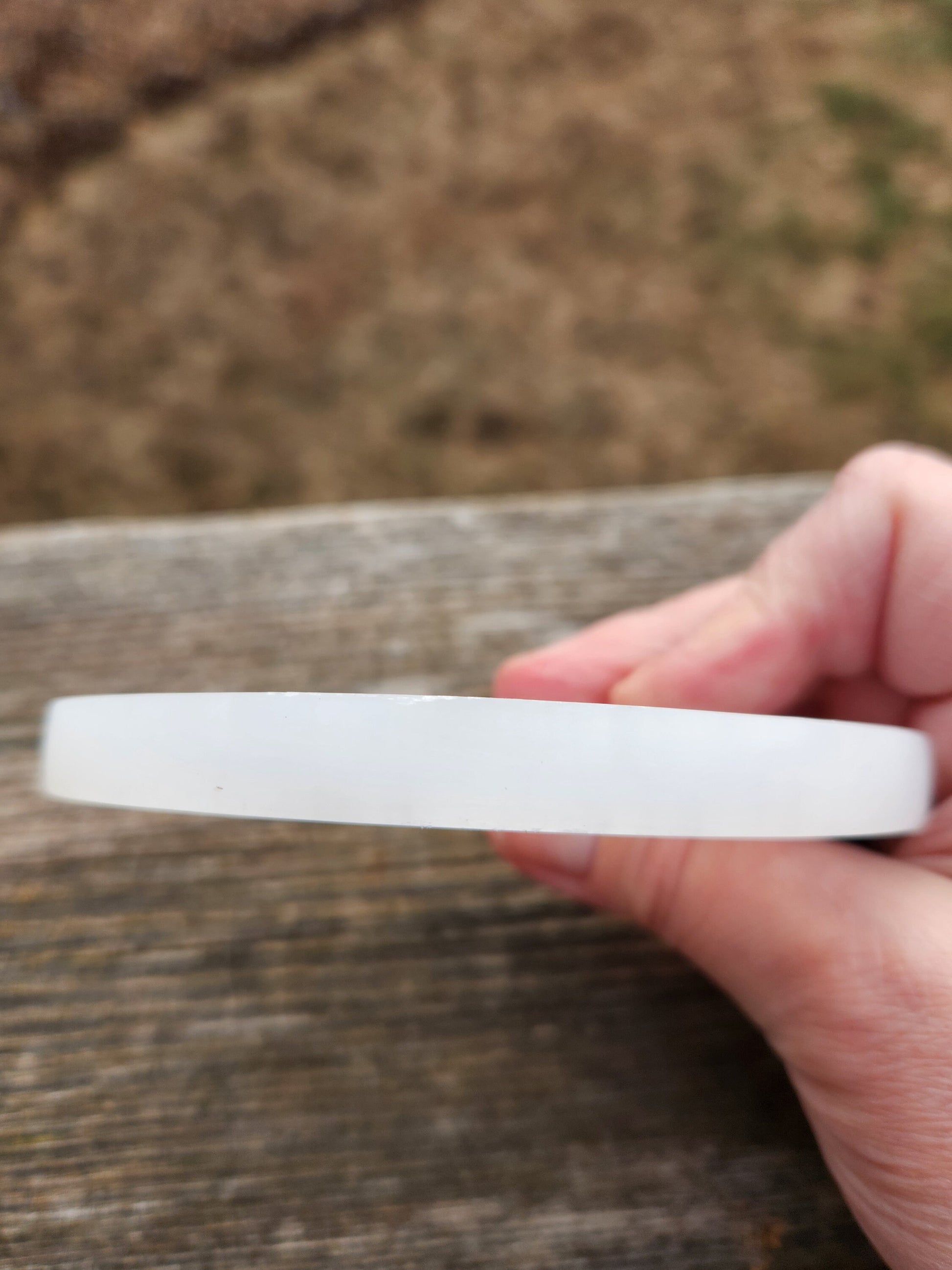 Beautiful Selenite Crystal Cat Shallow Bowl Tray Charging