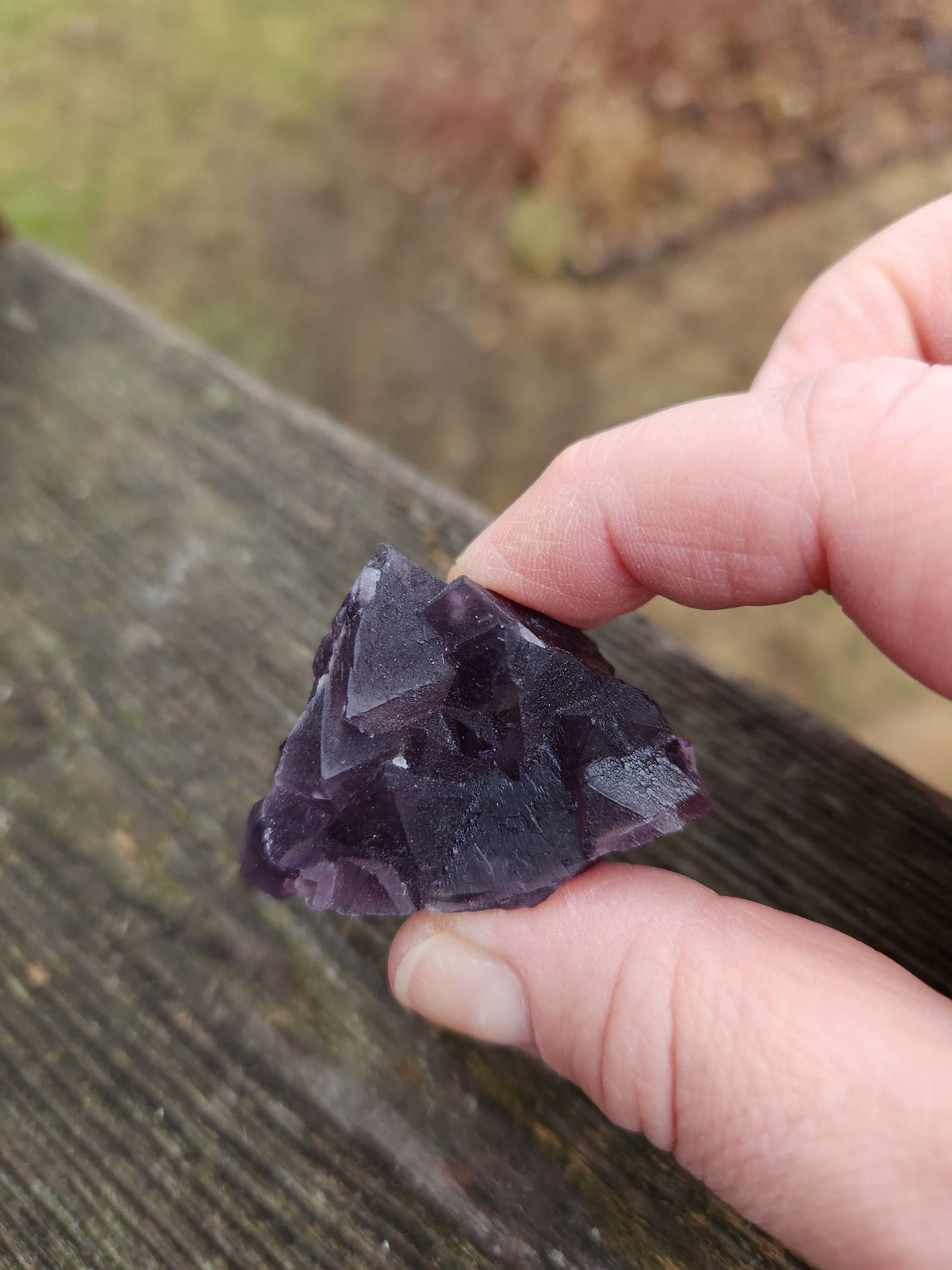 AAA Multi-Color Fluorite Crystal Specimen: Purple & Aqua Blue