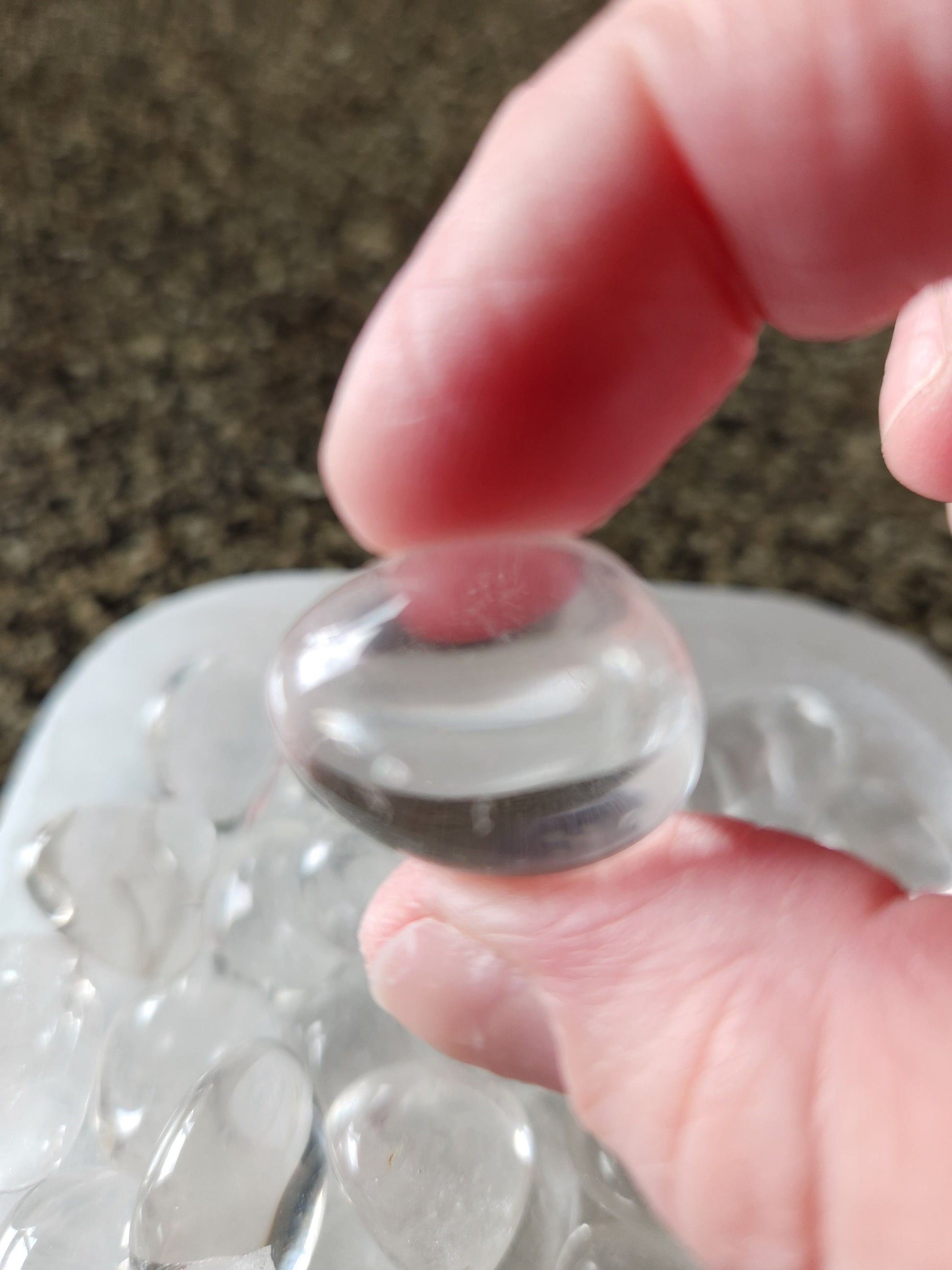 AAA Himalayan Clear Quartz Tumble: Natural Crystal
