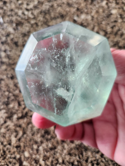 AAA Green Fluorite Crystal Diamond, Extractor