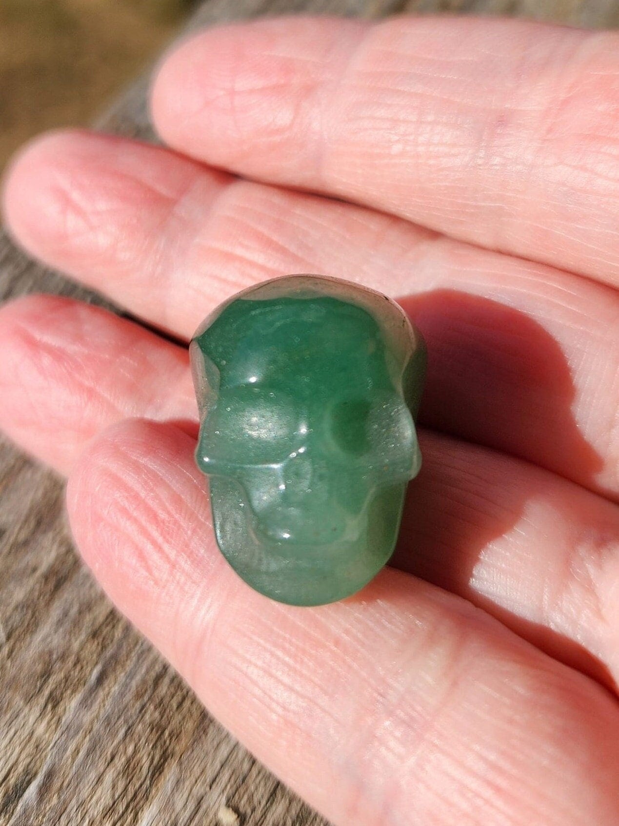 Beautiful AAA High Quality Green Aventurine Crystal Mini Skull