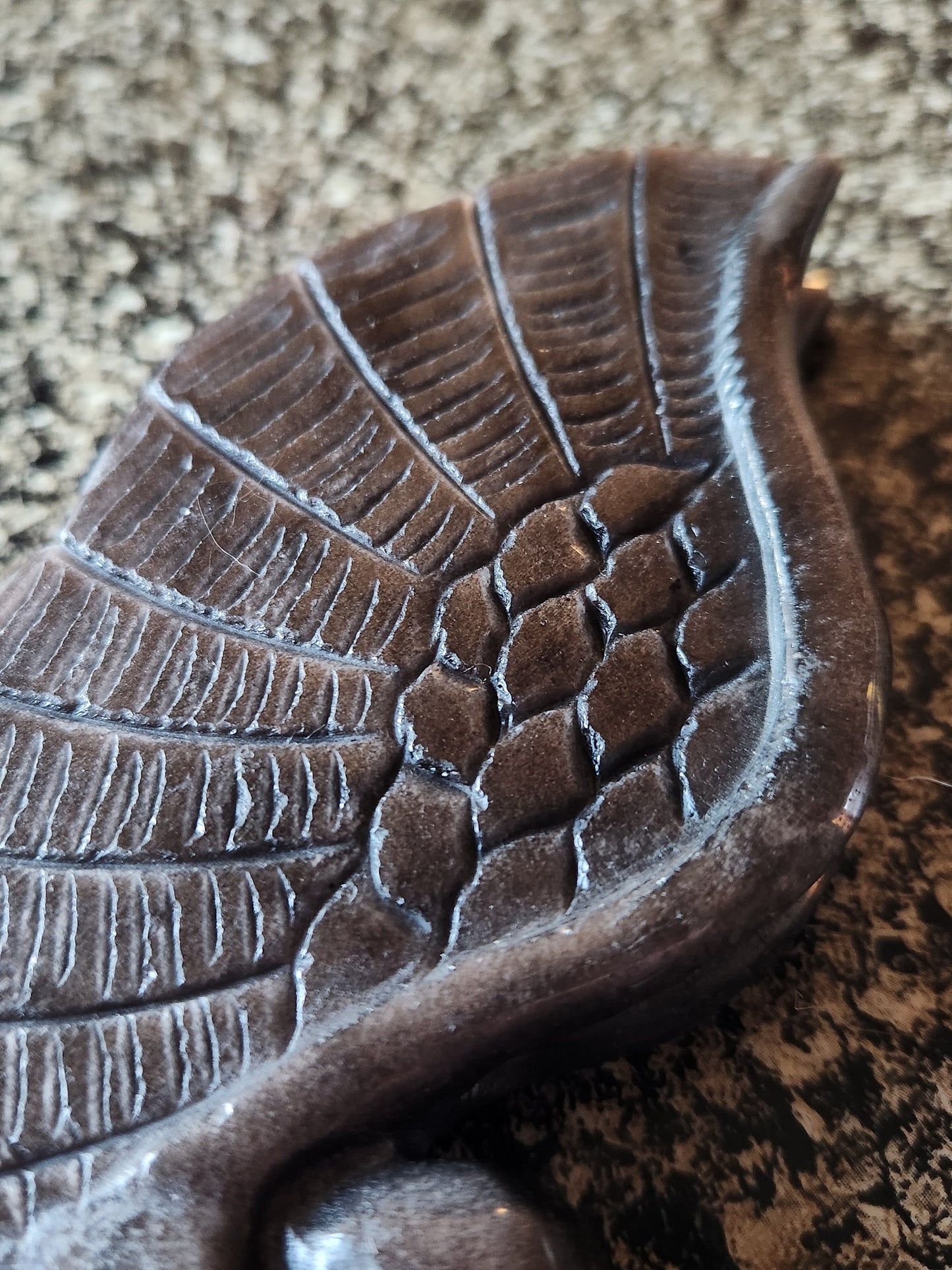 Silver Sheen Obsidian Angel: Natural Stone Fairy Crystal