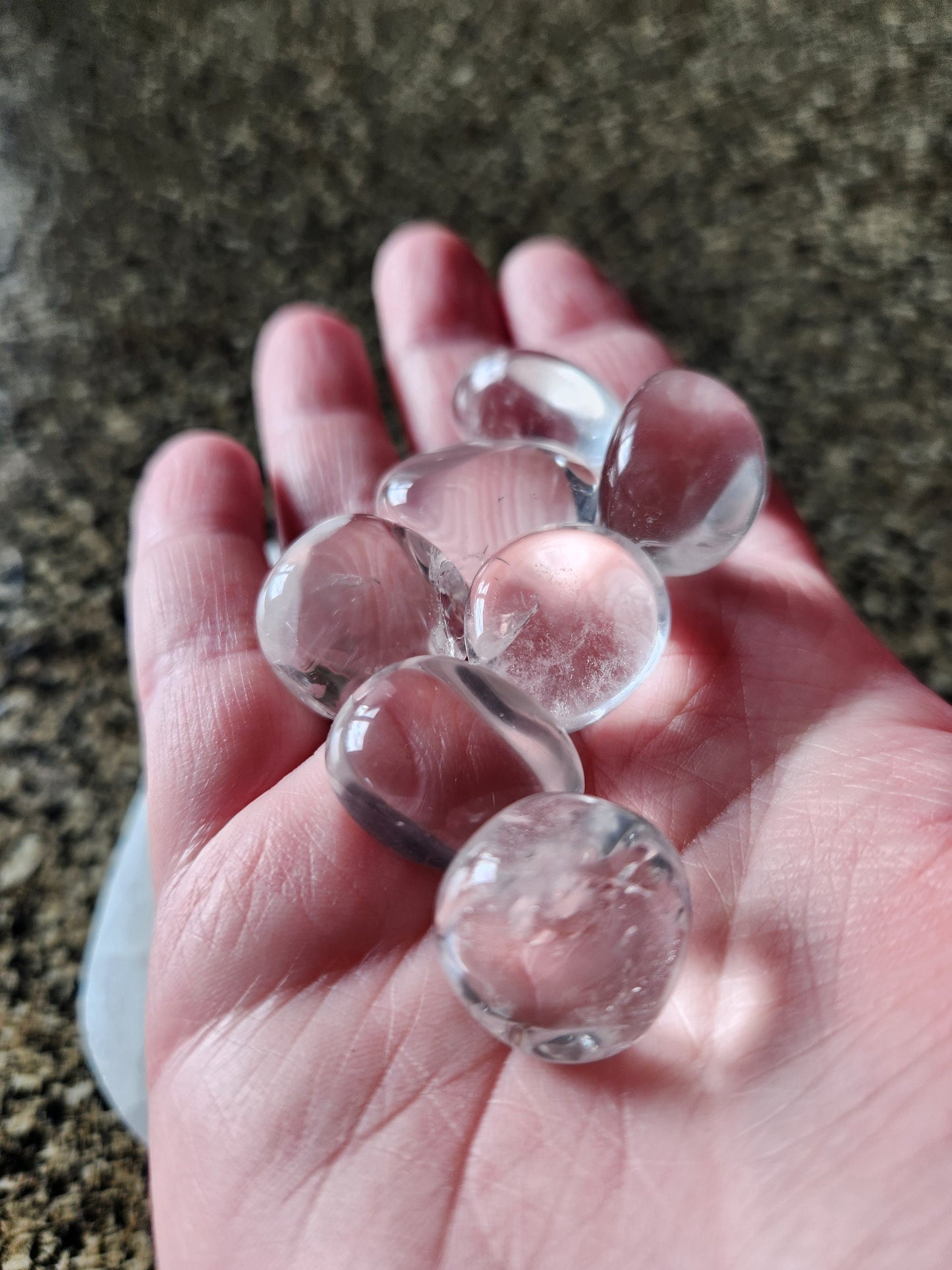 AAA Himalayan Clear Quartz Tumble: Natural Crystal