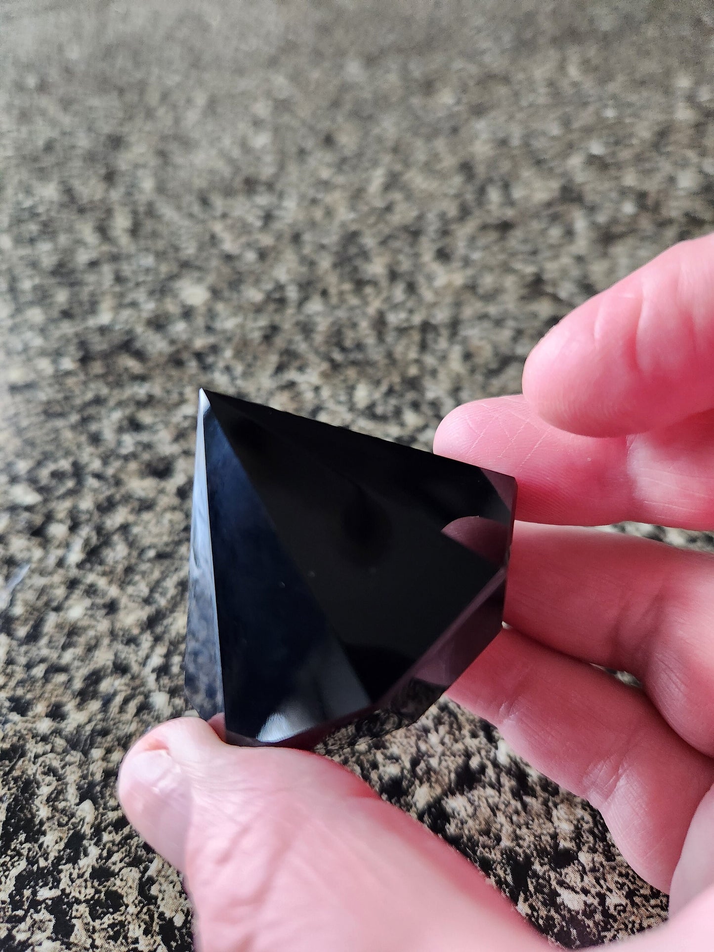 Gorgeous AAA Black Obsidian Crystal Diamond Extractor