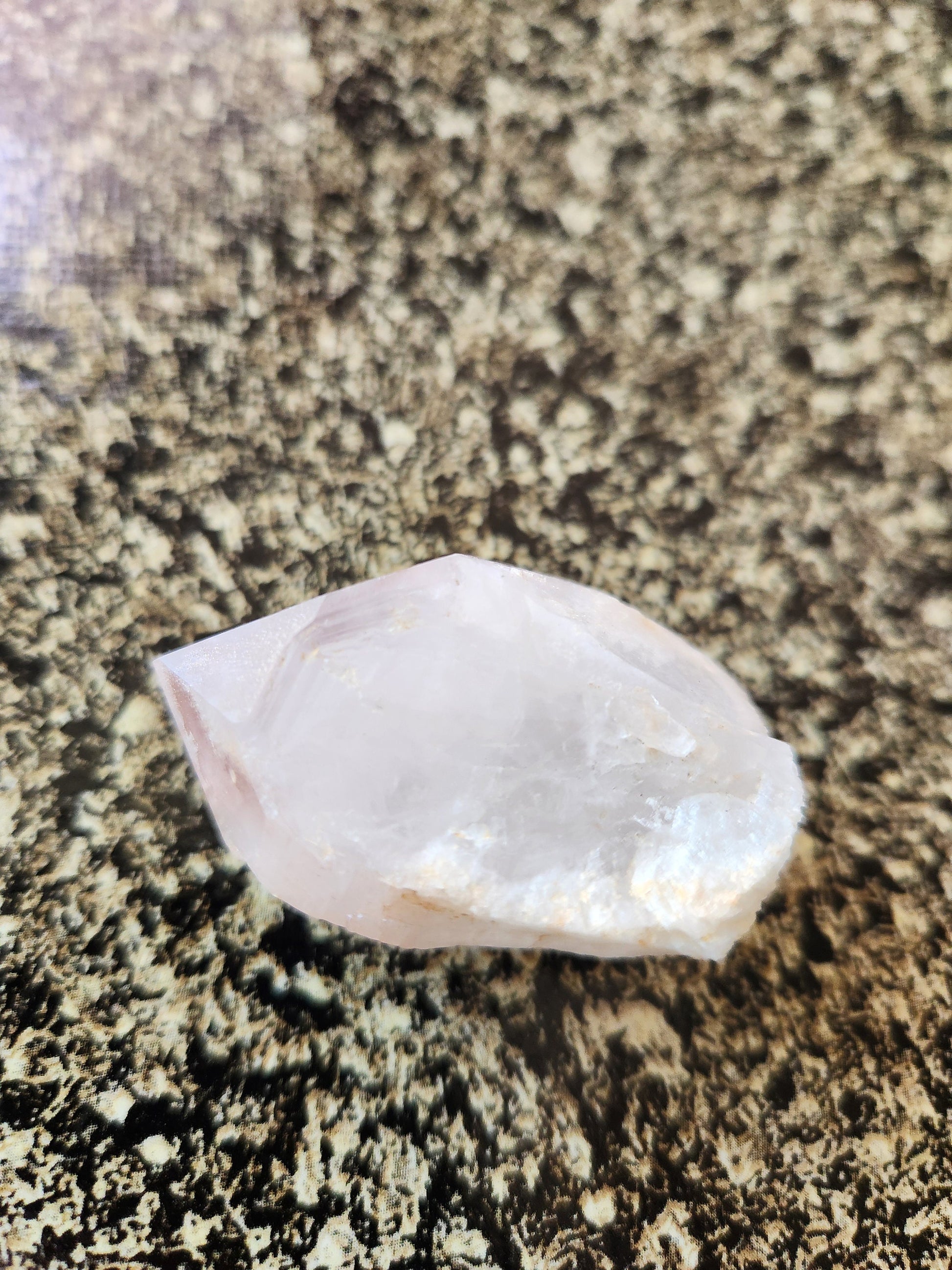 Rare Pineapple Lithium Quartz Point: Natural South African Crystal