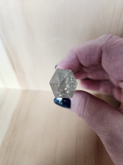 AAA Mint Green Quartz Crystal DT Point: Rare Wand, 2.63"