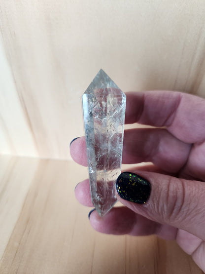 AAA Mint Green Quartz Crystal DT Point: Rare Wand, 2.63"