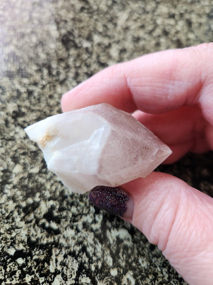 Rare Pineapple Lithium Quartz Point: Natural South African Crystal