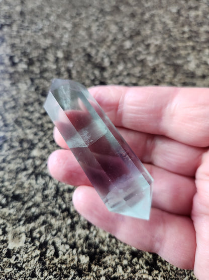 AAA Green & Purple Fluorite Crystal DT, Point, Wand