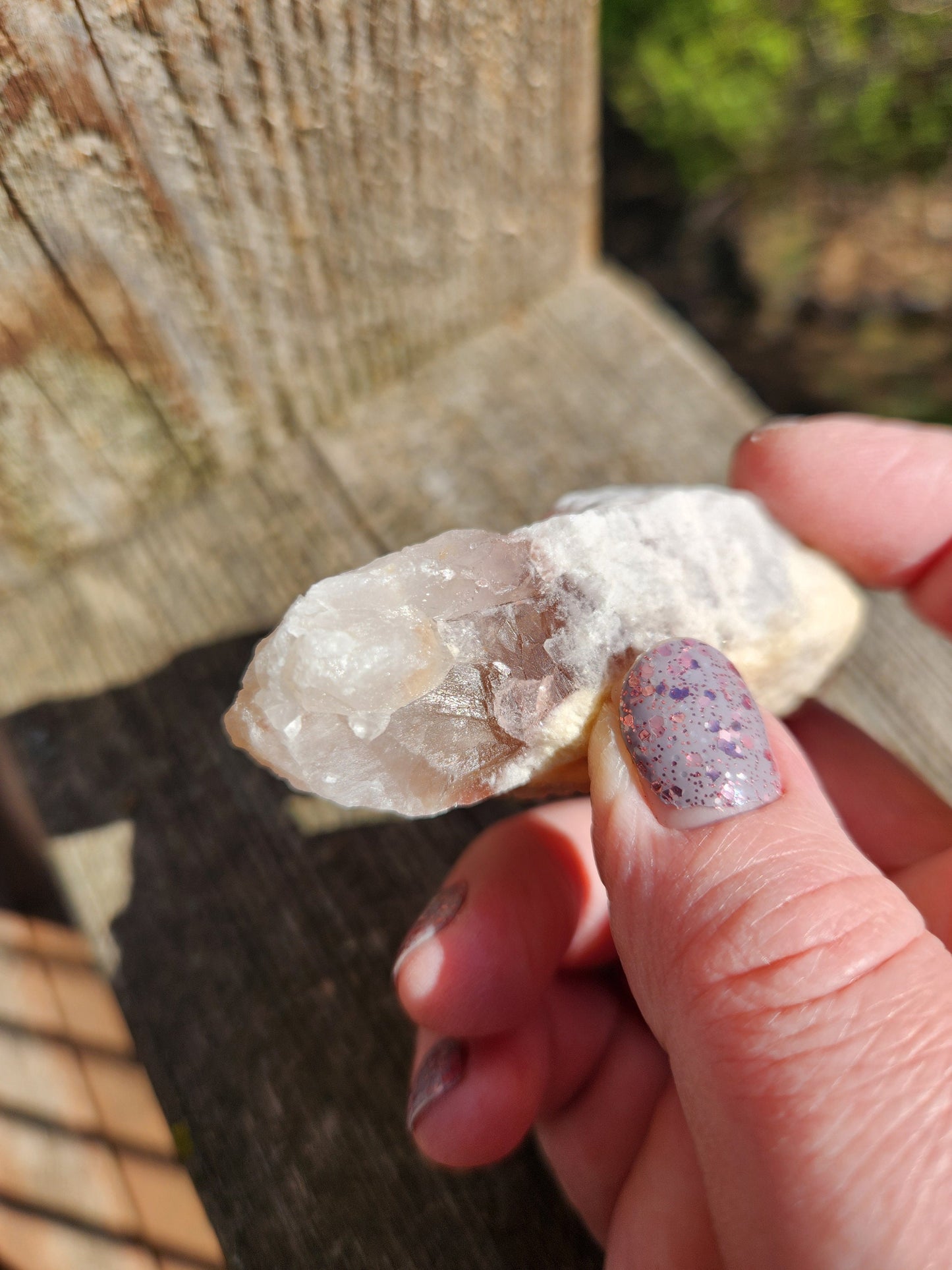 Gorgeous High Quality Raw Dreamsicle Pink Lemurian Quartz Crystal Point, All Natural, Strawberry Pink Lemurian