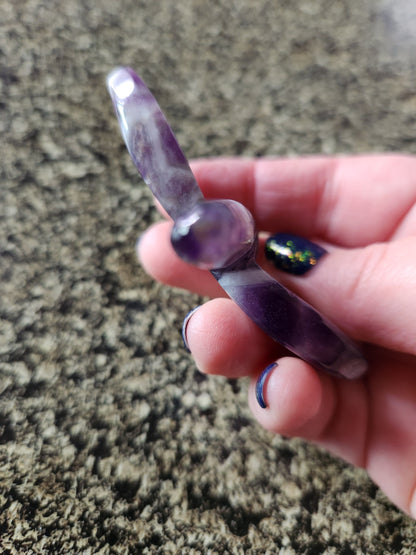 AAA Dream Amethyst Crystal Dragonfly - Unique Carved Stone