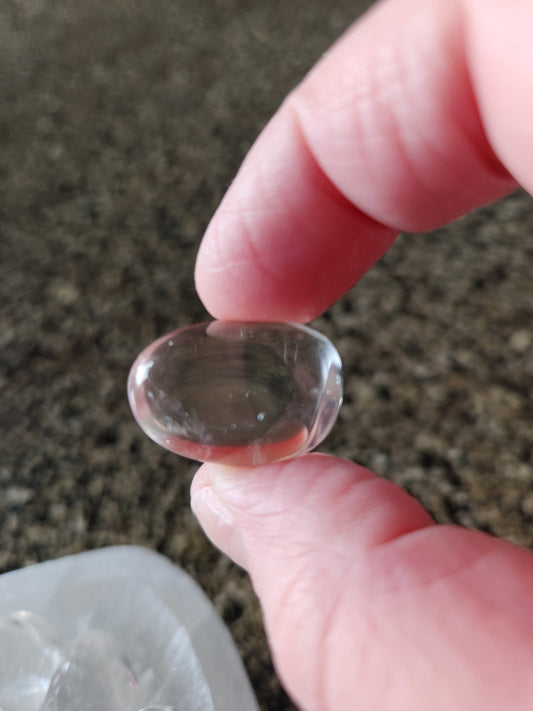 AAA Himalayan Clear Quartz Tumble: Natural Crystal