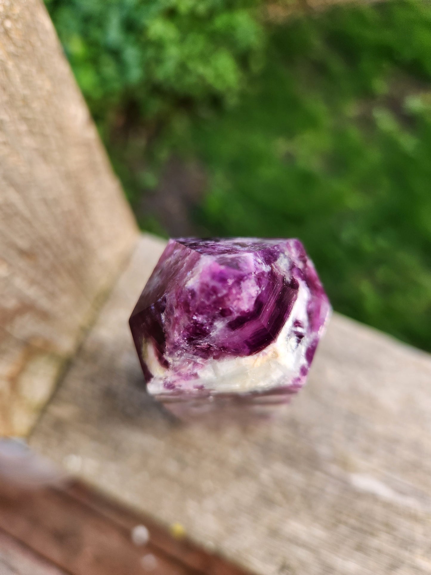 Gorgeous AAA Dark Purple Lepidolite Crystal Tower, Point, Generator