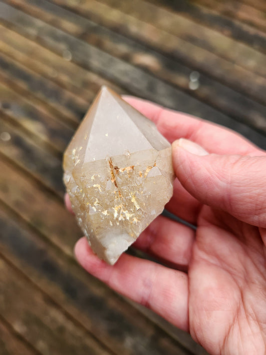 Gorgeous High Quality AAA Rare Pineapple Lithium Quartz Point, All Natural