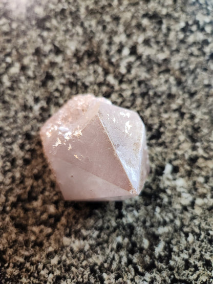 Rare Pineapple Lithium Quartz Point: Natural Crystal, DT