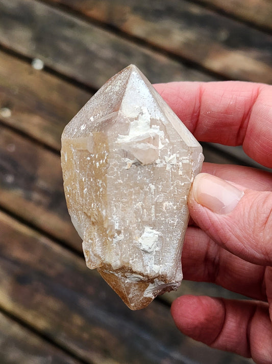 Gorgeous High Quality AAA Rare Pineapple Lithium Quartz Point, All Natural, DT