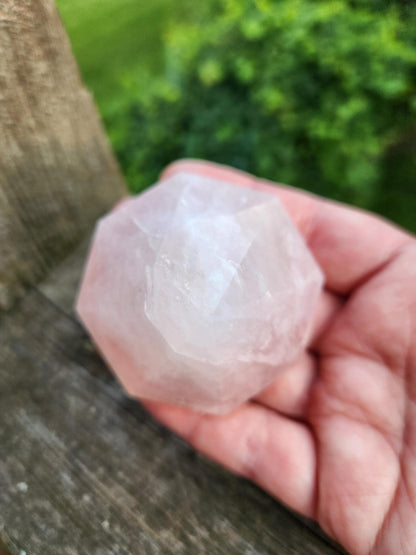 AAA Pink Rose Quartz Crystal Diamond Extractor